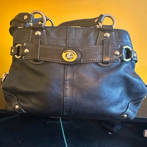 RARE COACH Beautiful black leather - Picture 7 of 12